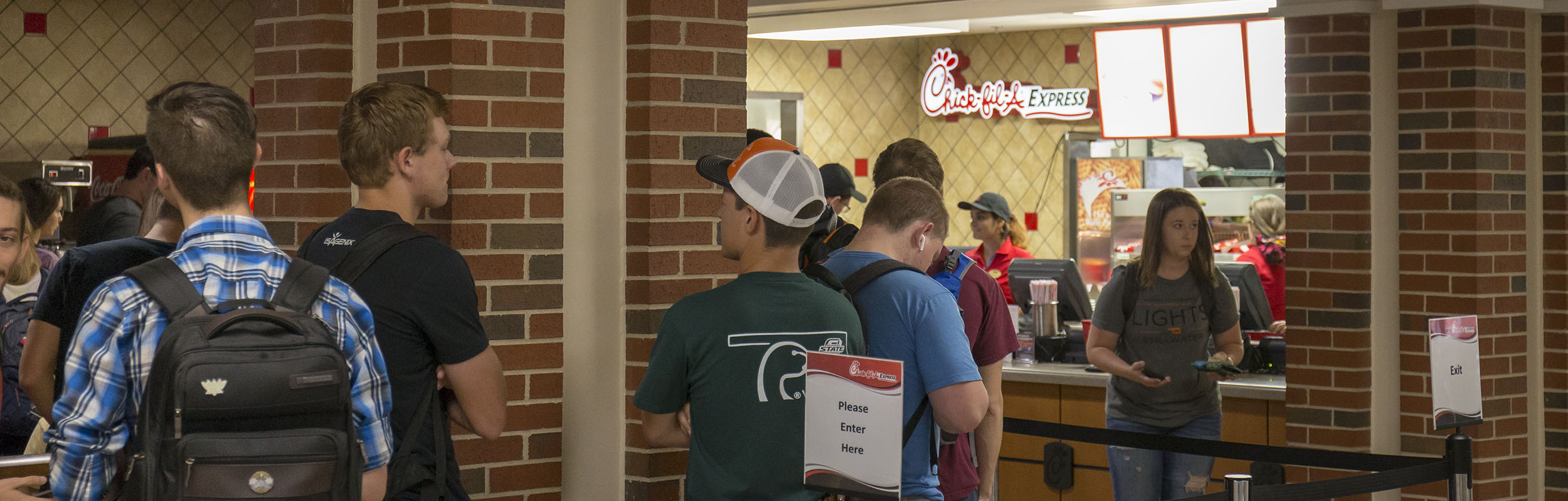 chick fil a on campus